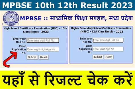 mpbse 10th result 2023
